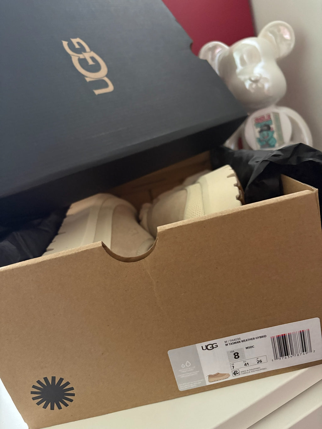 UGG Tasman Weather Hybrid – Mustard Seed / Cream – UK 7 –