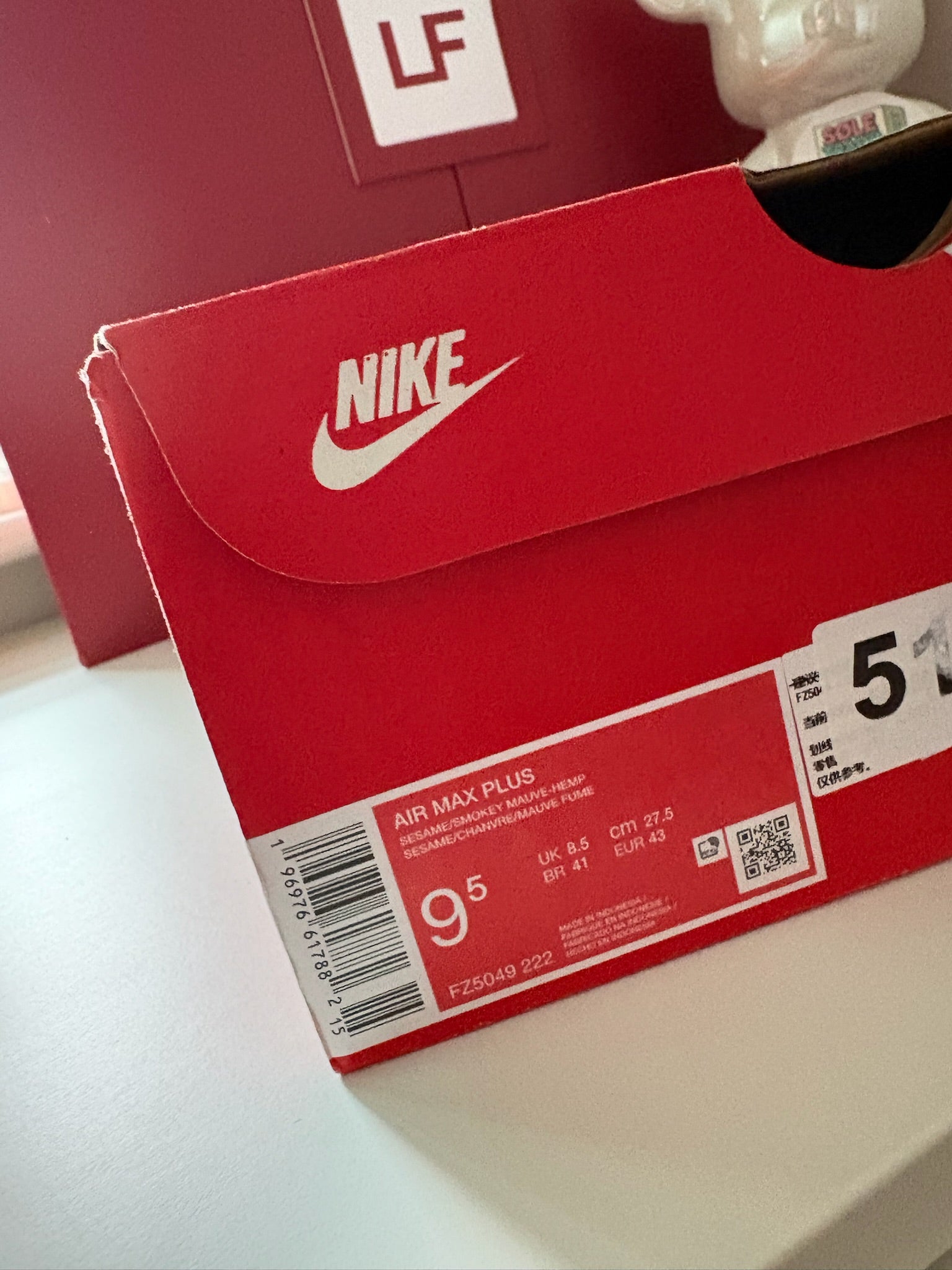 Nike Air Max TN Plus Sesame Smokey Mauve Hemp UK 8.5