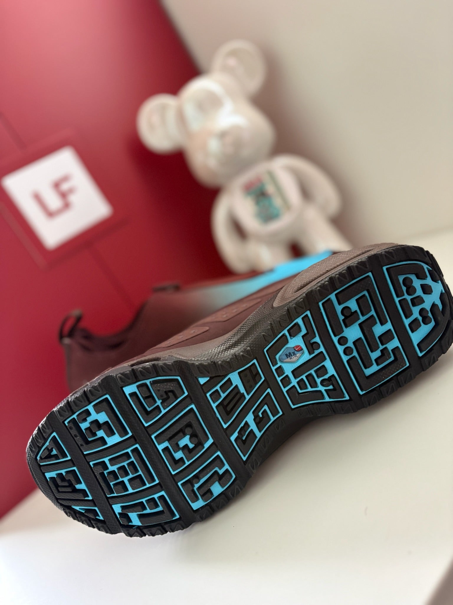 Nike Air Max SNDR Burgundy Crush Baltic Blue Trainers UK 6