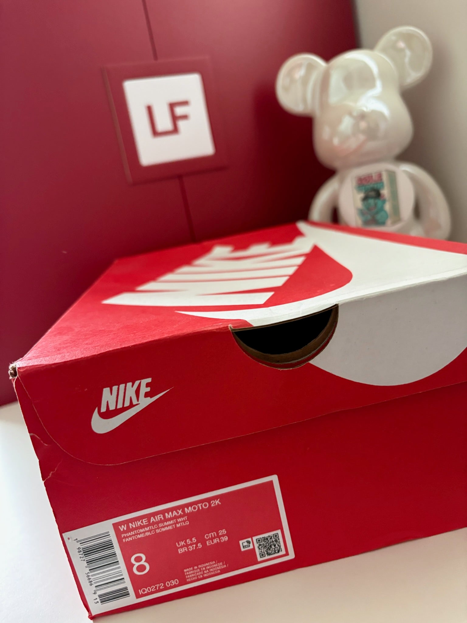 Nike Air Max SNDR Burgundy Crush Baltic Blue Trainers UK 6