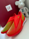 Adidas Predator Edge.3 Laceless Turf TF Football Trainers Solar Red Solar Green UK 11