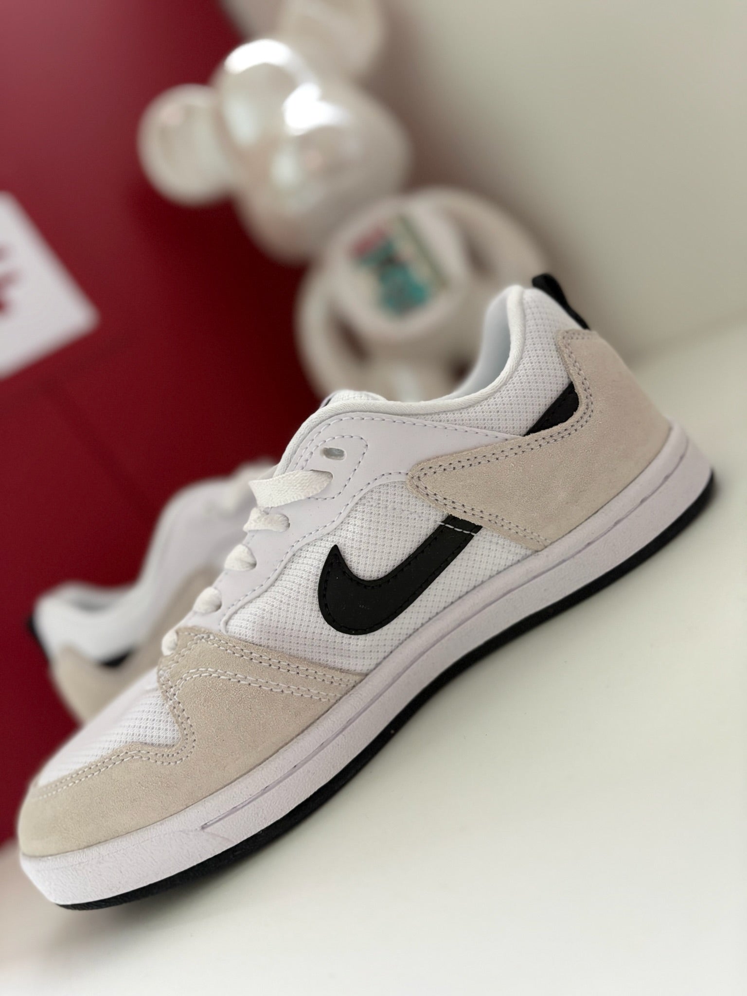 Nike SB Alleyoop WMNS Trainers White Black UK 4.5