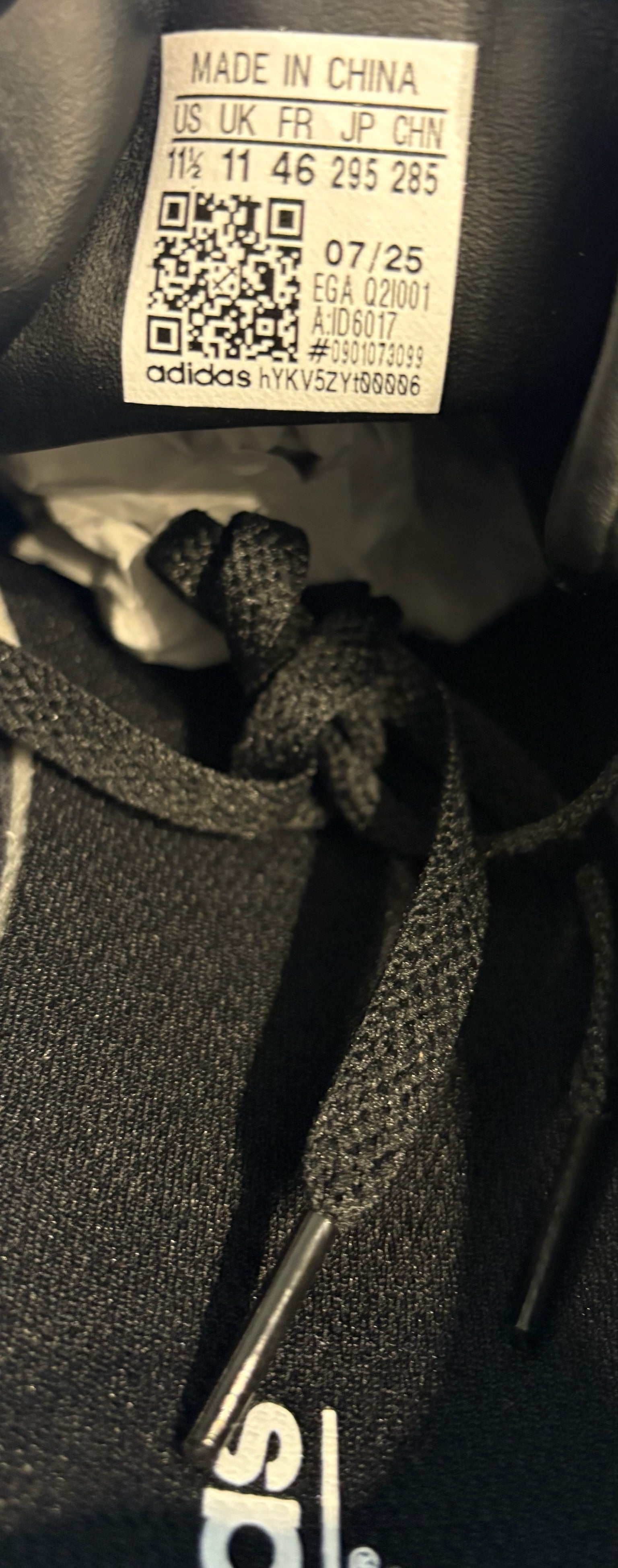 Adidas VL Court 3.0 K Navy White Gum Sole Trainers UK 6.5