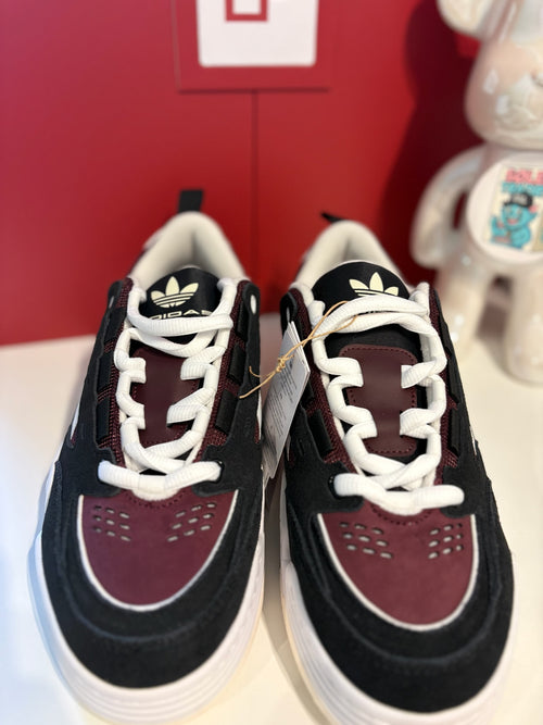 Adidas ADI2000 Trainers Burgundy Black White UK 9