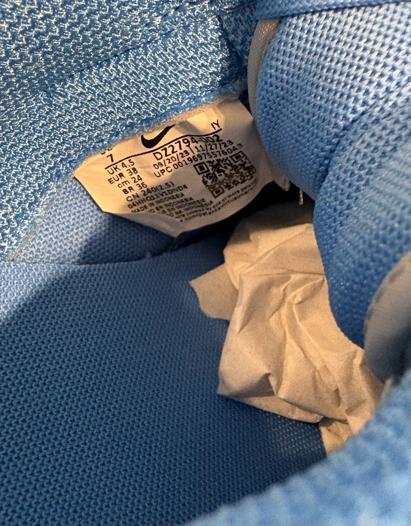 Nike Dunk Low Twist University Blue UK 4.5 / EU 38