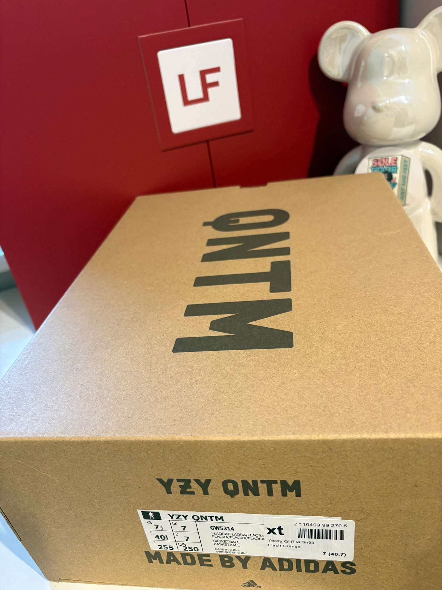 Adidas Yeezy QNTM Amber Tint GX1331 UK 7