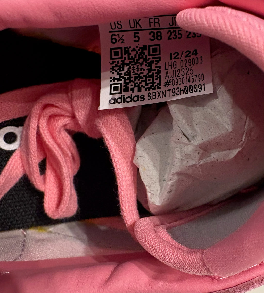 Adidas Barreda Decode trainers in a standout pink and yellow colourway UK 5