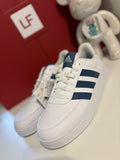 Adidas Breaknet 2.0 White Navy Trainers UK 7.5