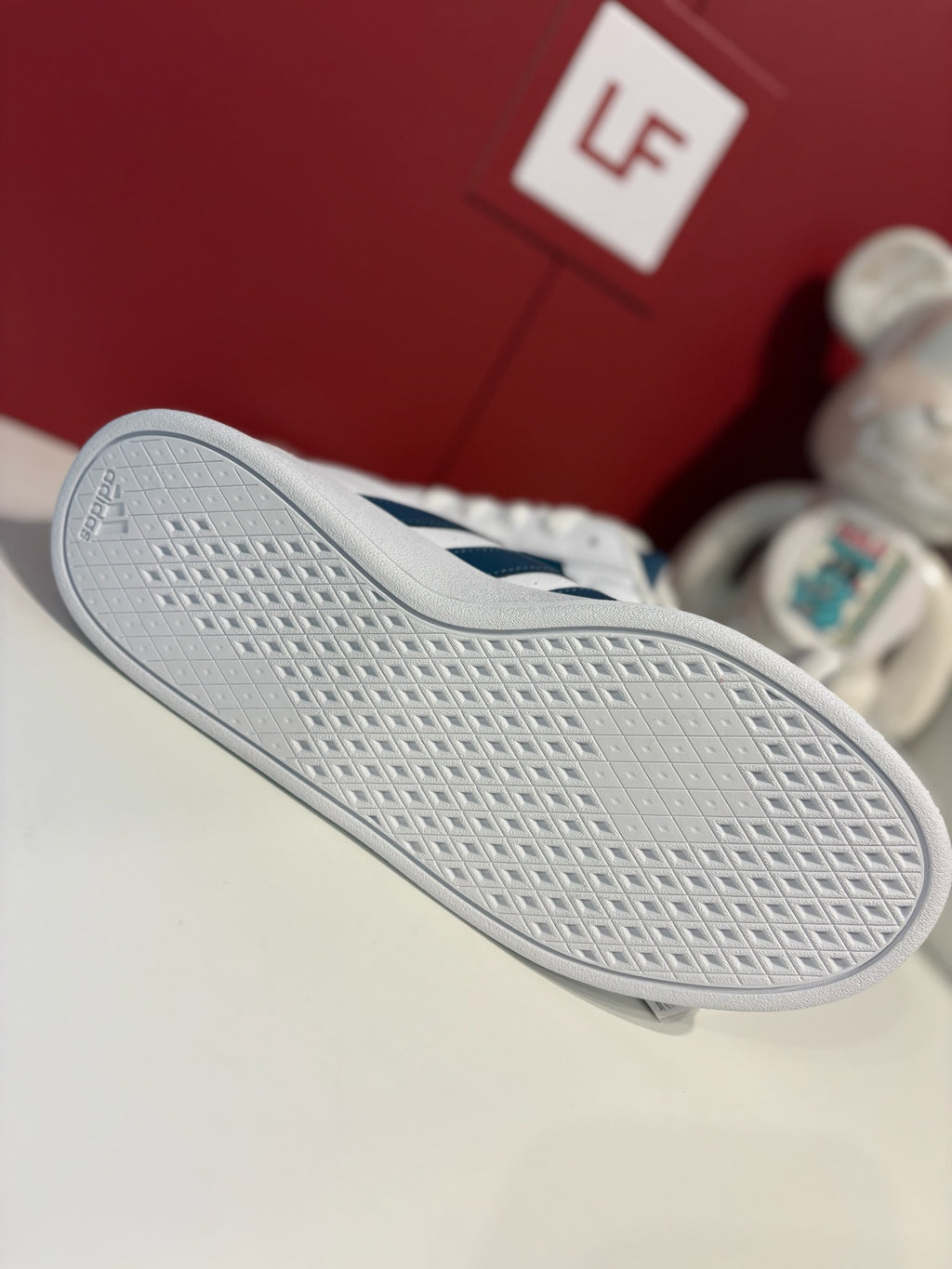 Adidas Breaknet 2.0 White Navy Trainers UK 7.5