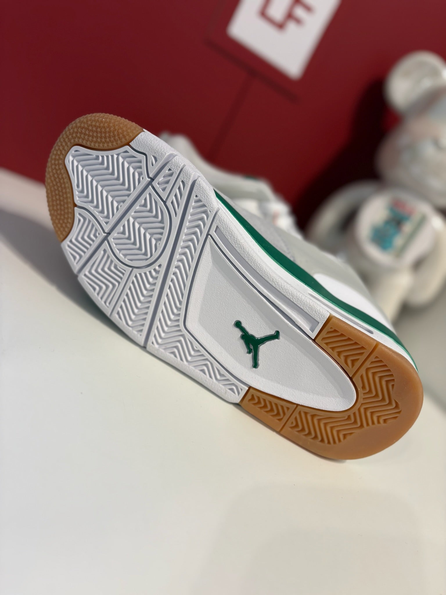 Air Jordan 4 RM Pine Green GS UK 5