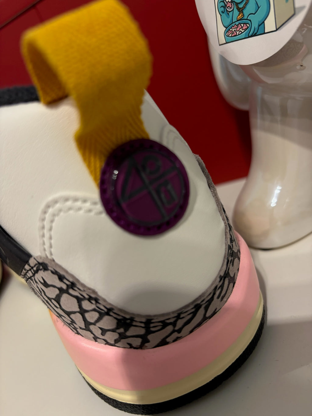 Jordan Spizike Low White Multi UK 6 GS